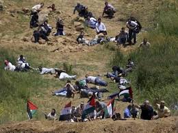 Sending Palestinians directly into the line of fire.