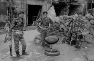 Palestinian soldiers in Lebanon, 1976