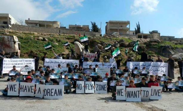 The voice of the Syrian people. It would be a novel idea for activists to actually LISTEN, KNOW what the requests and demands are of the oppressed in areas that the activists "speak for" them. They might be surprised to learn that not only do those in Syria KNOW what they want, they want to stop dying and suggest a possibility. But, of course, Western activists "know better than they do what is right for them"!