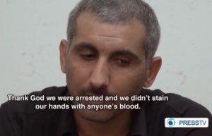Example of the forced confessions televised (also with English subtitles, by Iranian state tv) of the prisoners so as to convince the general public that they are guilty and deserve execution. In this  case, the prisoner is praising the Secret Service agents who arrested him. 
